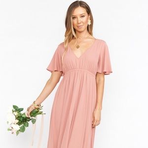 Show Me Your MuMu Emily Empire Maxi Dress
